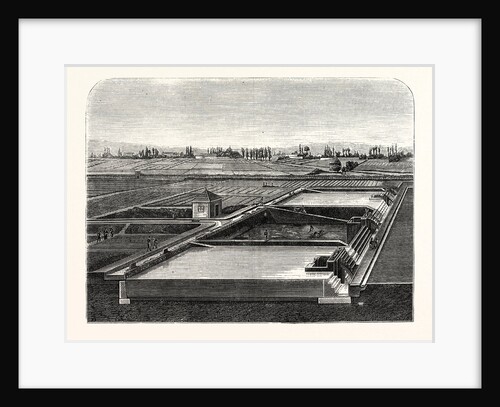 Utilization Of The Sewage Of Paris: Reservoirs For Chemically Purifying The Sewage. France by Anonymous