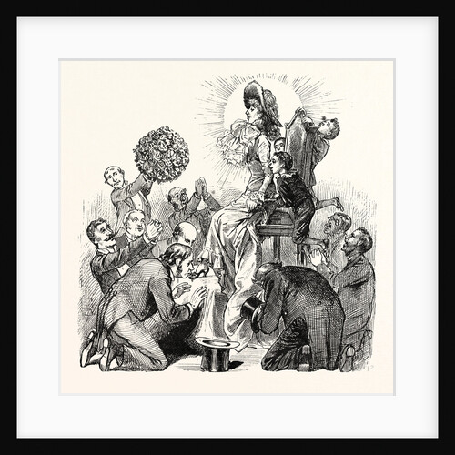 The Goddess of the Hour, and Her Three Little Graces by Anonymous