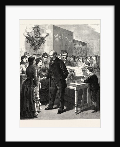 Ohio: Birthday Reception, by the Students of the Lake Erie Seminary at Painesville, to President-Elect Garfield by Anonymous