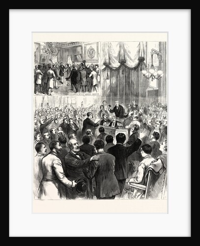 The Political Revolution in New York: Scene in the Aldermanic Chamber on the Confirmation of Mayor Cooper's Nominations by Anonymous