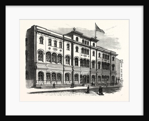 New York: The Astor Library, with Its Recent Addition by Anonymous