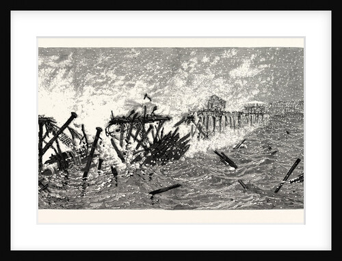 New Jersey: Threatened Destruction of the Iron Pier at Long Branch by Anonymous