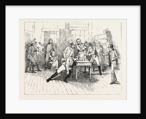 Scene from the Close of Act 1 of Aldrich and Parsloe's Successful Play My Partner by Anonymous