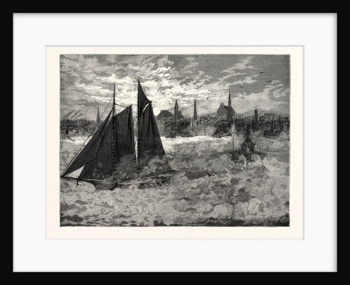 New York: Singular Scene on the North River, on a Morning of December, with the Thermometer Ten Degrees below Zero by Anonymous