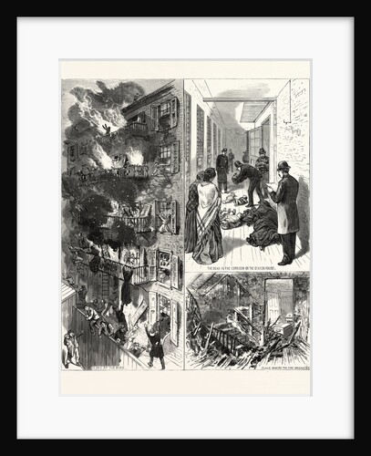 New York: The Fatal Fire in the Rear Tenement of No. 35 Madison Street by Anonymous
