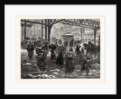 New York: An Incident of Shopping Day During the Thaw, at Canal Street and West Broadway by Anonymous