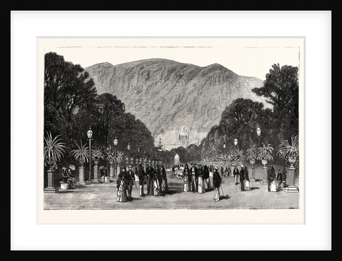The War in South America: The Capital of Peru, View on the Alameda De Los Descalzos by Anonymous