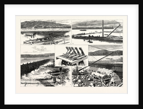 Pennsylvania: The New Government Work at Davis Island Dam, Pittsburgh by Anonymous