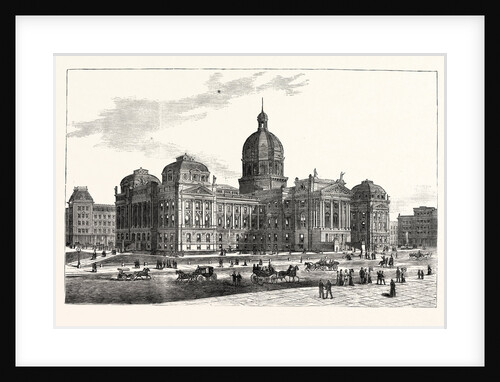 Indiana: The New State House at Indianapolis, Corner-Stone Laid by Anonymous