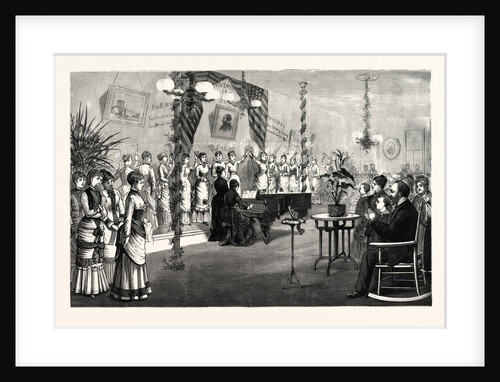Ohio: Fan Drill of the Young Ladies of the Lake Erie Seminary at Painesville, Before President-Elect Garfield by Anonymous