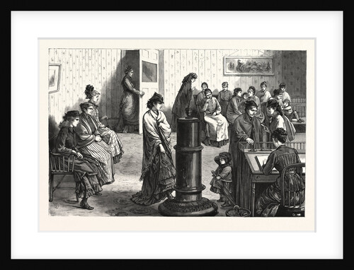 New York: The Waiting Room in the Building of the Workingwoman's Protective Union by Anonymous