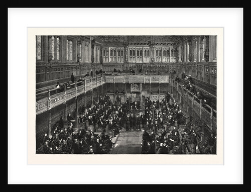 The British Parliament: Taking a Division in the House of Commons: The Tellers at the Table, UK by Anonymous