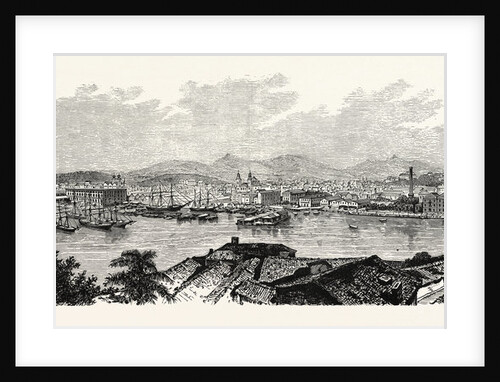Brazil: View of the City of Rio De Janeiro, Taken from the Itha Das Cobras, in the Bay by Anonymous