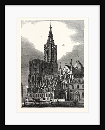 The Cathedral at Strasbourg France by Anonymous
