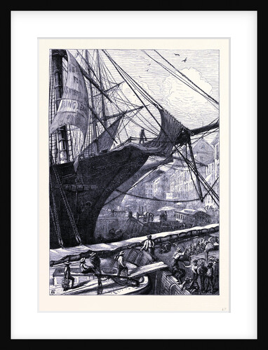 At the Wharf in New York by Anonymous