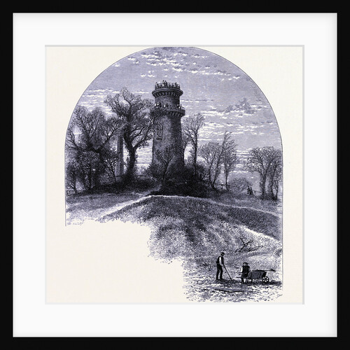 The Tower on Mount Auburn by Anonymous