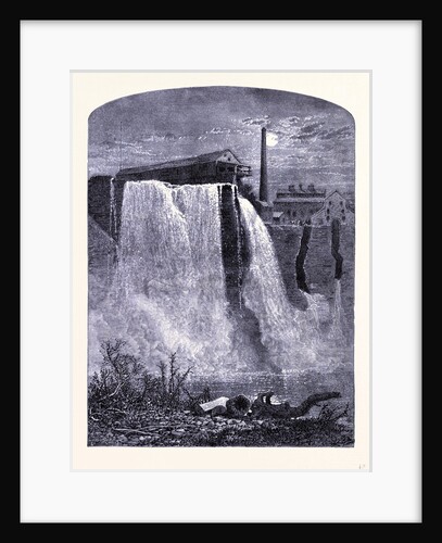 Upper Falls in Genesee Valley Park by Anonymous