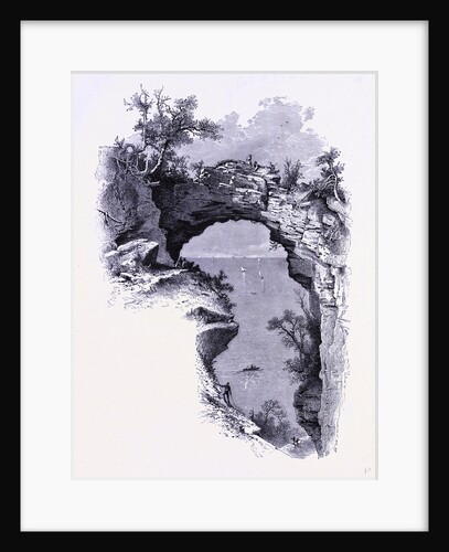 The Arch Rock on Mackinac Island by Anonymous