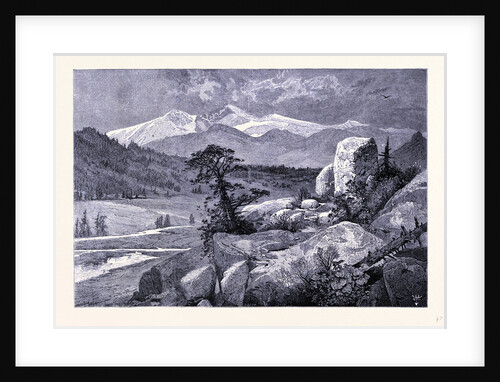 Long's Peak Seen from Estes Park by Anonymous