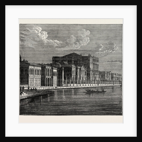 The Sultan's Principal Palace, On The Bosphorus, Constantinople, Istanbul, Turkey by Anonymous