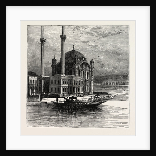 The Sultan At The Mosque Of St. Sophia. Hagia Sophia, The Church Of The Holy Wisdom In Istanbul, Turkey, Now A Museum by Anonymous