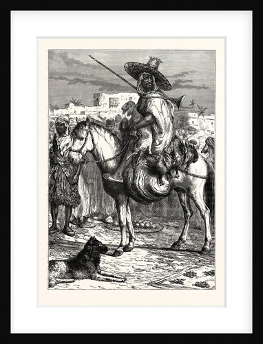 An Arab Merchant At Tlemcen, Algeria by Anonymous