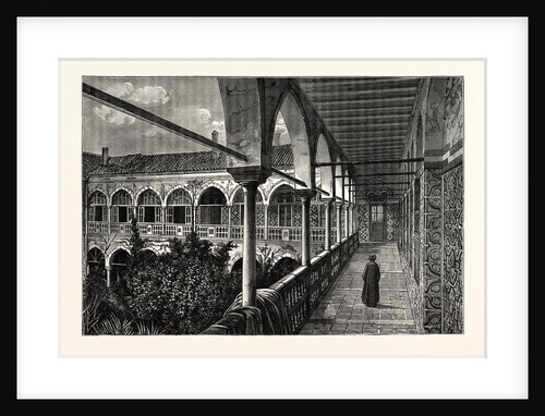 A Gallery In The Palace At Constantine, Algeria by Anonymous