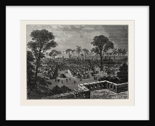 View Of Coomassie, The Capital Of Ashanti by Anonymous