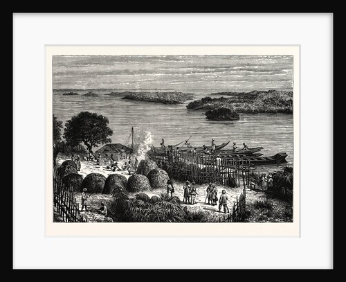 An Encampment On The River Congo by Anonymous