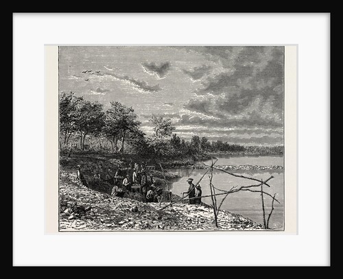 Washing Sand For Diamonds On The Banks Of The Vaal River by Anonymous