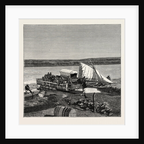 A Ferry On The Vaal River, Transvaal, South Africa by Anonymous
