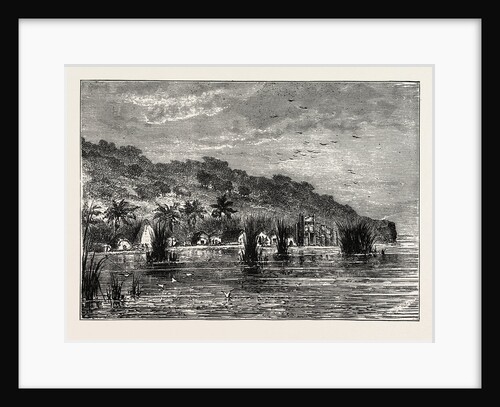 An Encampment On The Shores of Lake Tanganyika by Anonymous