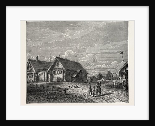 A Russian Village In The Southern Agricultural Zone by Anonymous