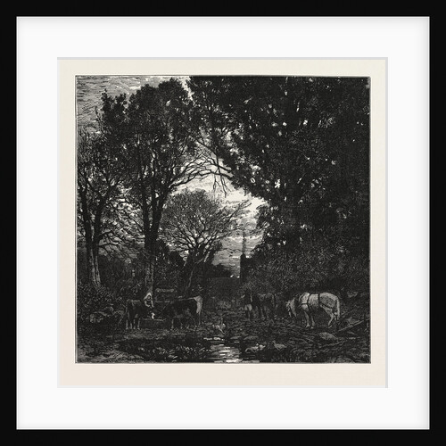 A Farmyard In Brittany, France. by Anonymous