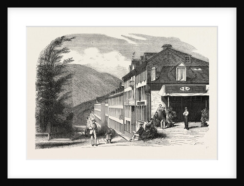 The grande street of Eaux-Bonnes, Pyrenees-Atlantiques, France by Anonymous