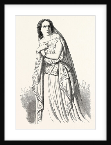 Madame Ristori in her costume of Mirra, at the Theatre-Italien in Paris by Anonymous