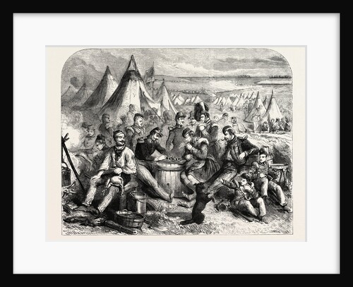 Recreations in the camp in Crimea by Anonymous