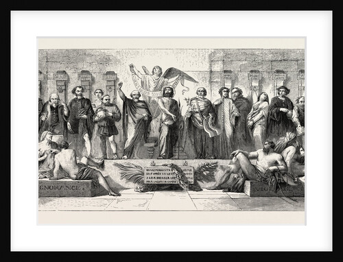 The Salon of 1855, The Pillory, painting by M by Anonymous