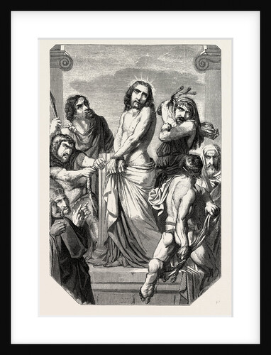 Salon of 1855, The Flagellation painting by M by Anonymous