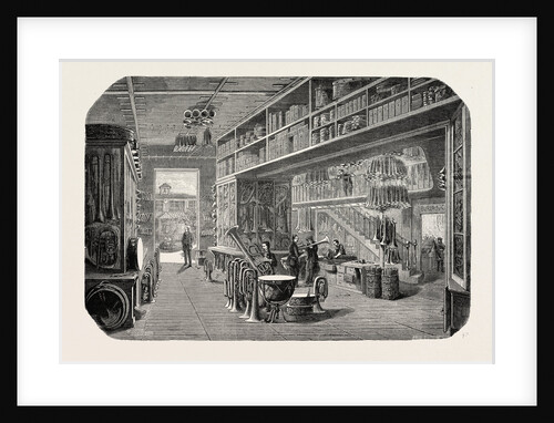 View of a part of the Gautrot stores, France by Anonymous