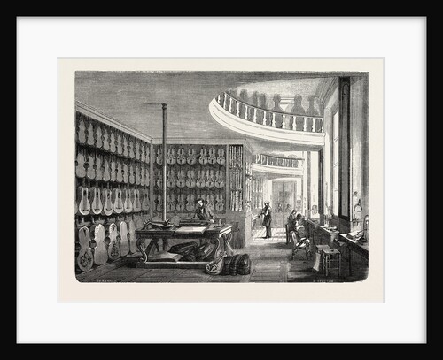 Workshop for the manufacturing of woodwind instruments and string instruments in France by Anonymous