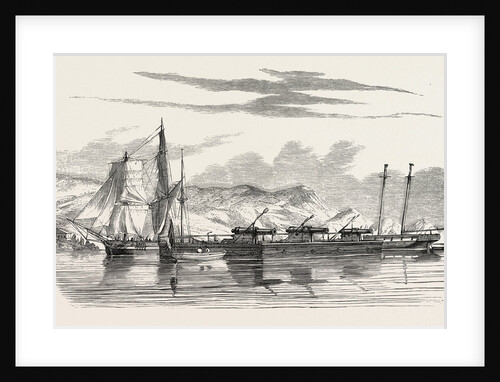 Russian ships before Yeni-Kaleh by Anonymous