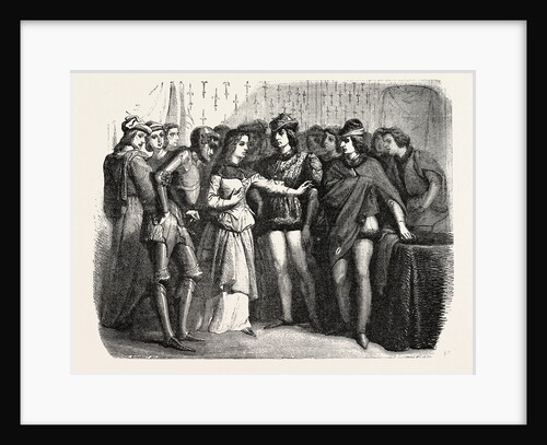 Joan of Arc, Jeanne d'Arc, at Chinon Castle, France by Anonymous