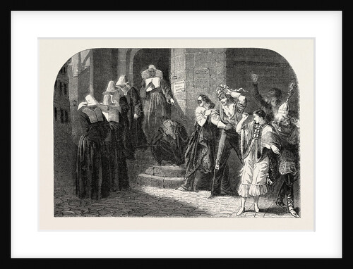 A return of a masked ball, painting by Marchal by Anonymous