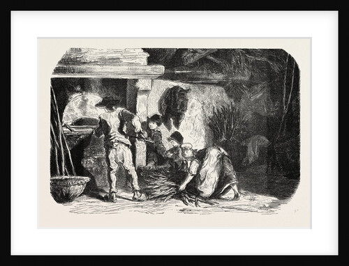 Scenes Of Country Life: The bakehouse. Studies by Damourette by Anonymous