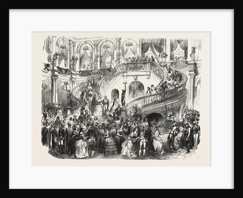 Decoration Executed in the Courtyard of the Town Hall for the Ball Given in Honour of the Queen of England by Anonymous