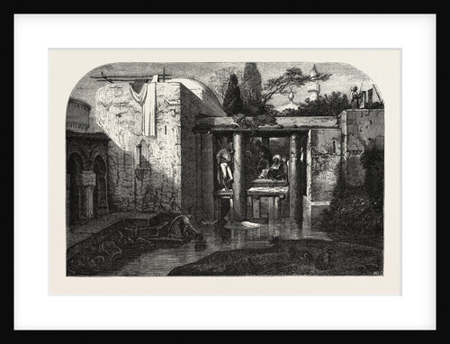 A Coffee in Asia Minor, Engraving 1855 by Anonymous