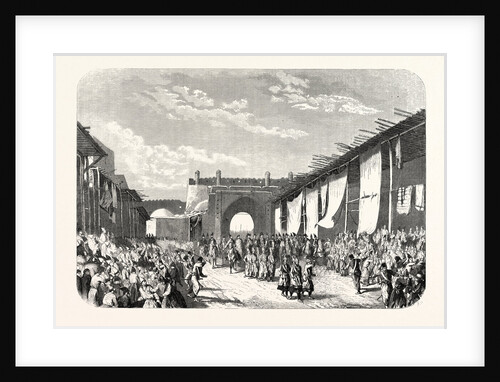 Enter in Tehran of Mr. Bouree, Envoy Extraordinary and Minister Plenipotentiary to Persia, and the French Legation by Anonymous