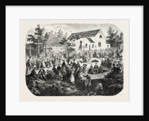Fete of the Nativity of Our Lady: Pilgrimage to Our Lady of the Angels, Livry (Seine-Et-Oise), France, 1855 by Anonymous
