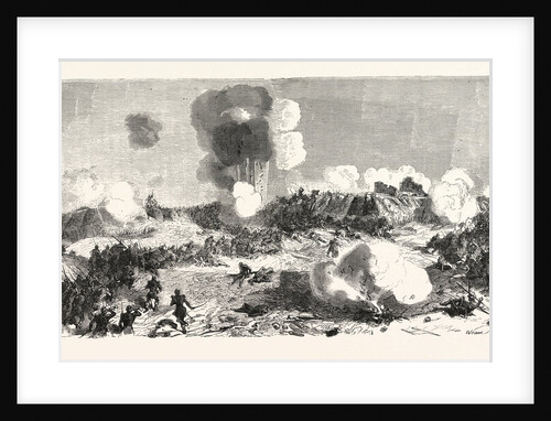 Attack of the Central Bastion by the Division of Salle. The Crimean War, 1855 by Anonymous